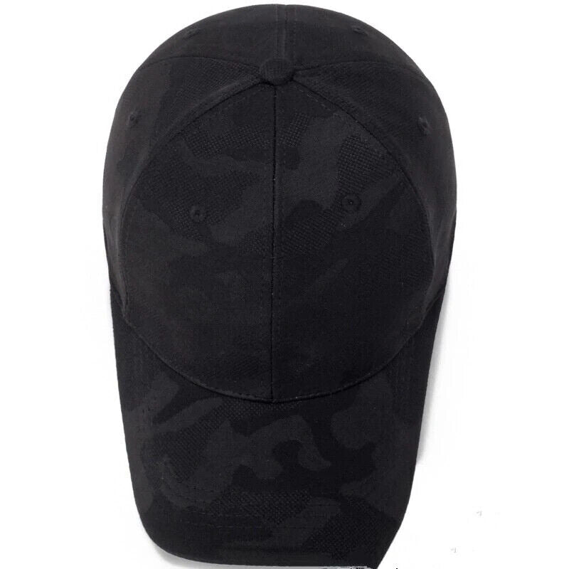 CASQUETTE DE BASEBALL CAMOUFLAGE GRIS OU NOIR.