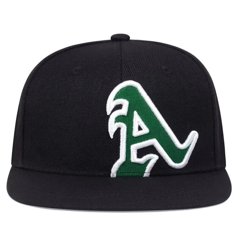 Chapeau noir et vert d'Oakland Athletics A.