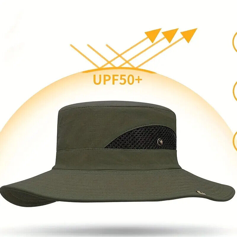 ARMY GREEN OR GREY MILITARY STYLE BOONIE HATS.