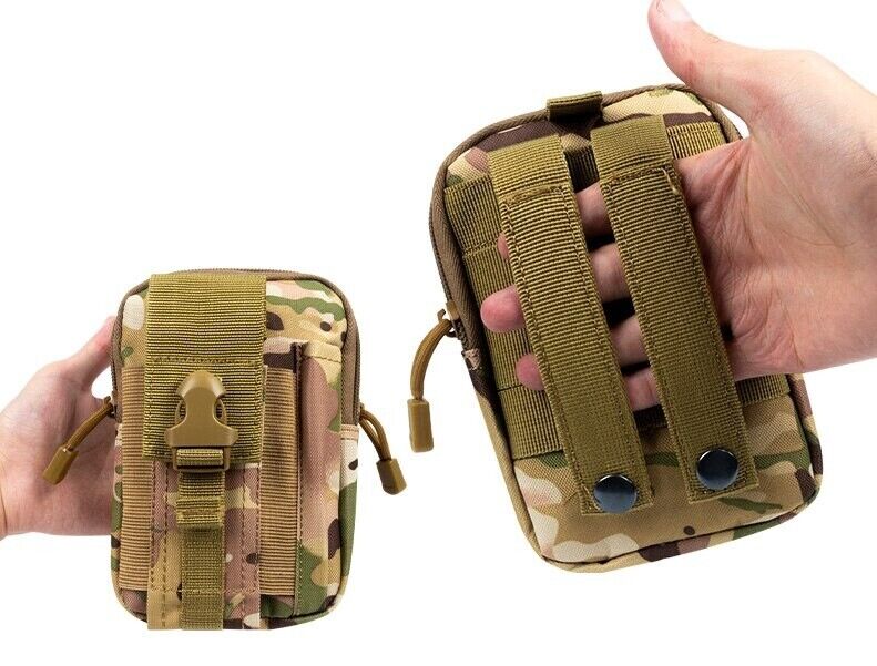 TACTICAL MOLLE EDC MULTI-PURPOSE POUCH, MULTIPLE COLORS TO CHOOSE FROM.