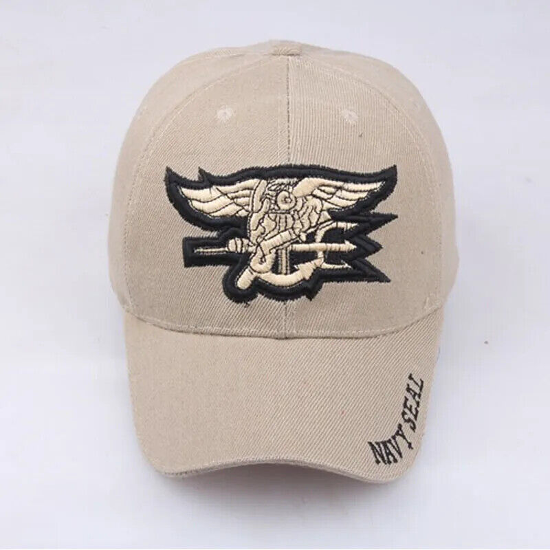 CASQUETTE DE BASEBALL AVEC LOGO US NAVY SEAL. 3 CHOIX DE COULEURS.
