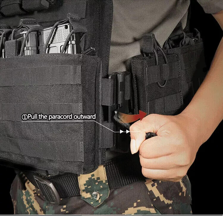 YAKEDA FAST Quick-release Plate Carrier. Battle Field, Military Tactical Vest.