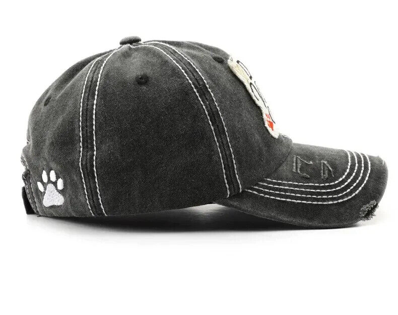 CHAPEAU DE STYLE VINTAGE « DOG VIBES SEULEMENT ».