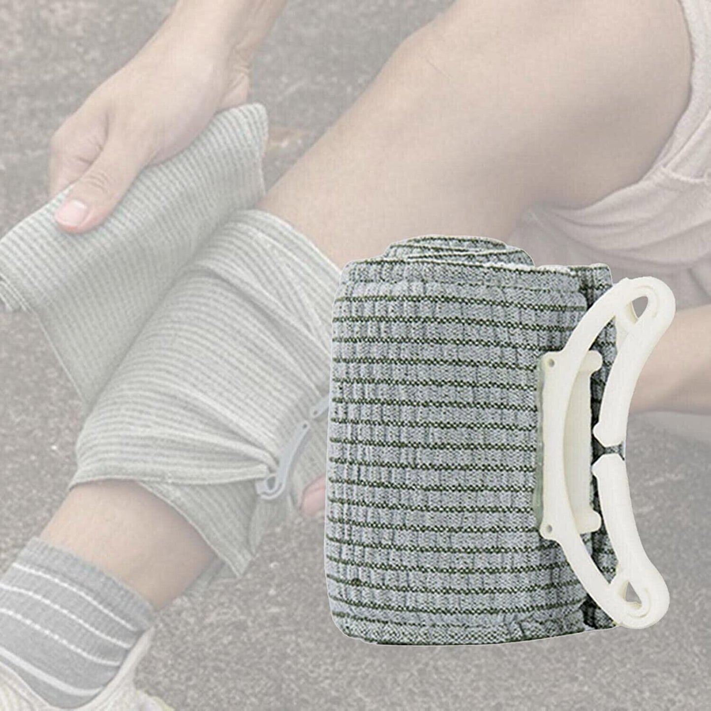 4" and 6" Israeli Trauma Bandage. Emergency Dressing, First Aid Compression Band