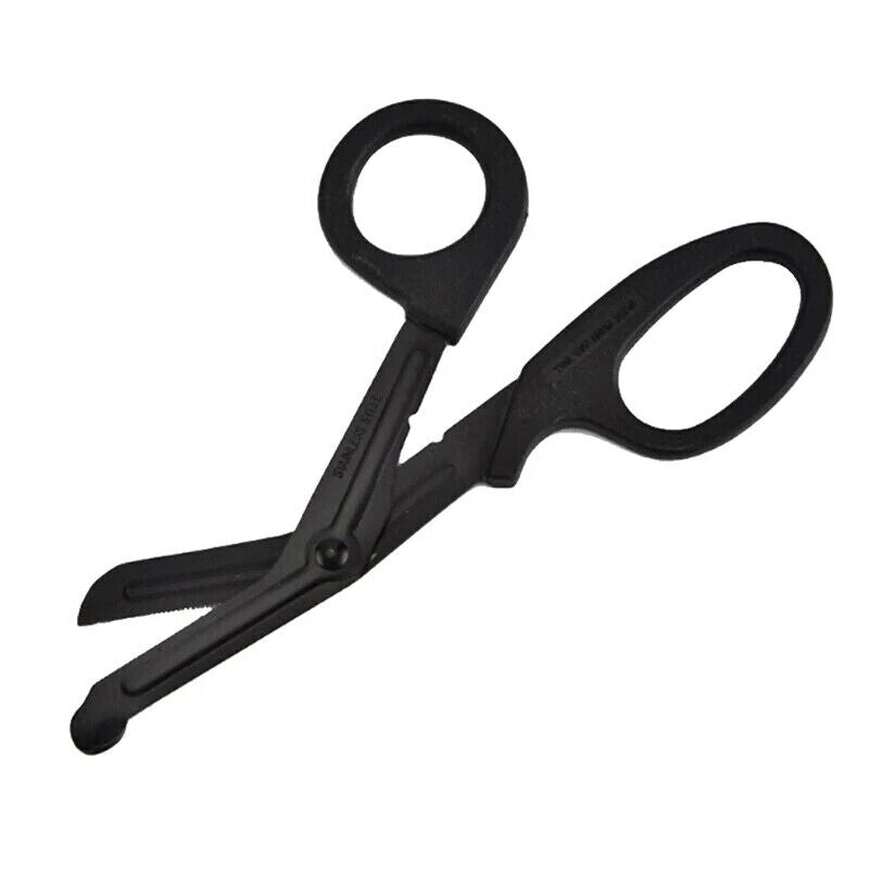 Black Trauma Shears 5.9" and 7.5" Fluoride Coated Blades.