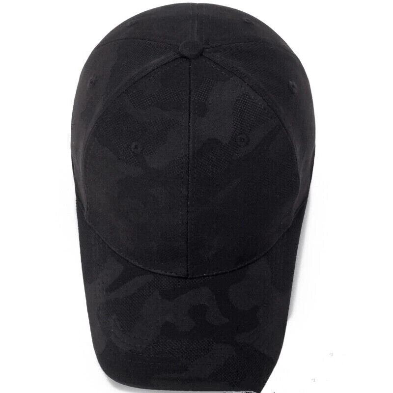 CASQUETTE DE BASEBALL CAMOUFLAGE GRIS OU NOIR.
