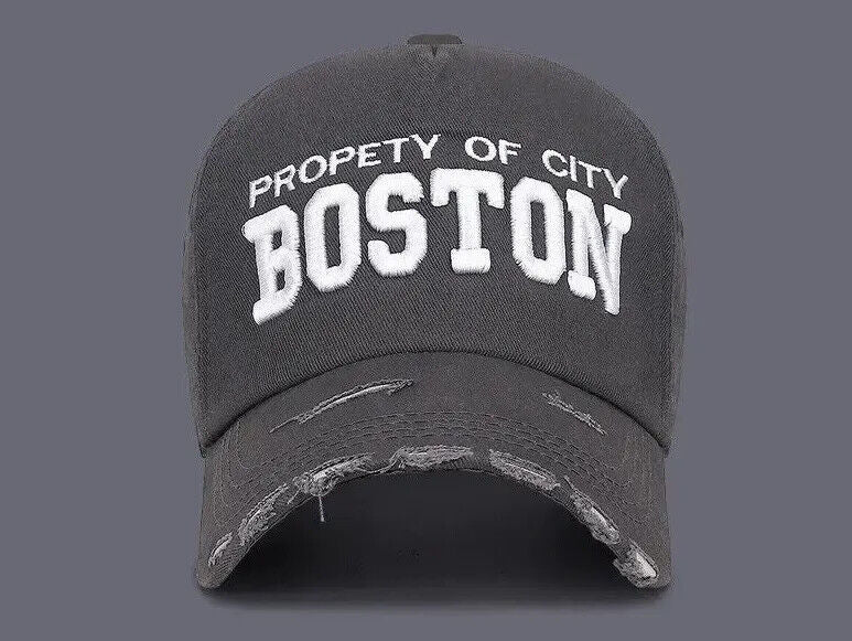 Distressed Bill, Boston Baseball Cap.