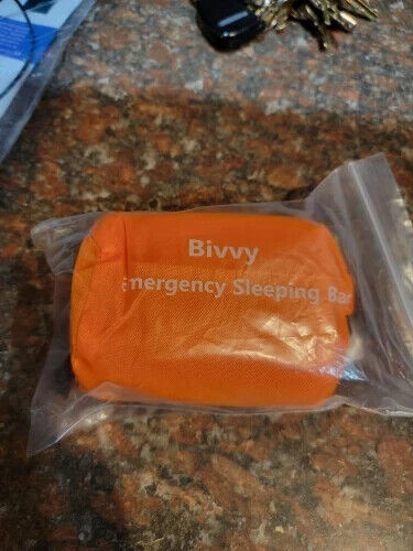 Emergency Sleeping Bag. Ultra Waterproof Mylar, Thermal Blankets. Lightweight.