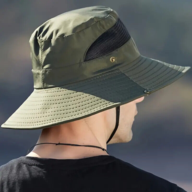 ARMY GREEN OR GREY MILITARY STYLE BOONIE HATS.
