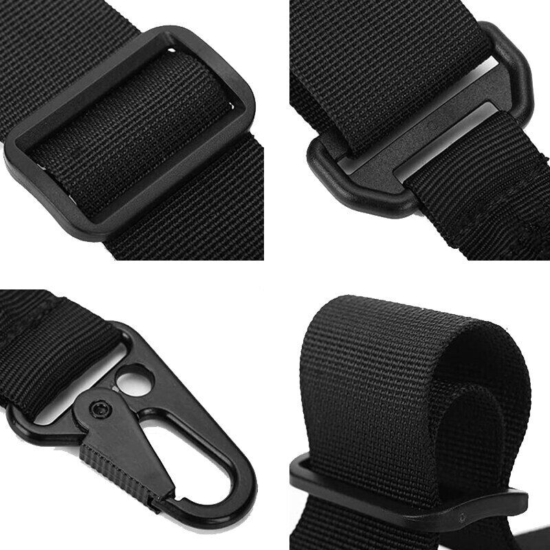 2 POINT TACTICAL RIFLE BUNGEE SLING IN BLACK & GREEN.