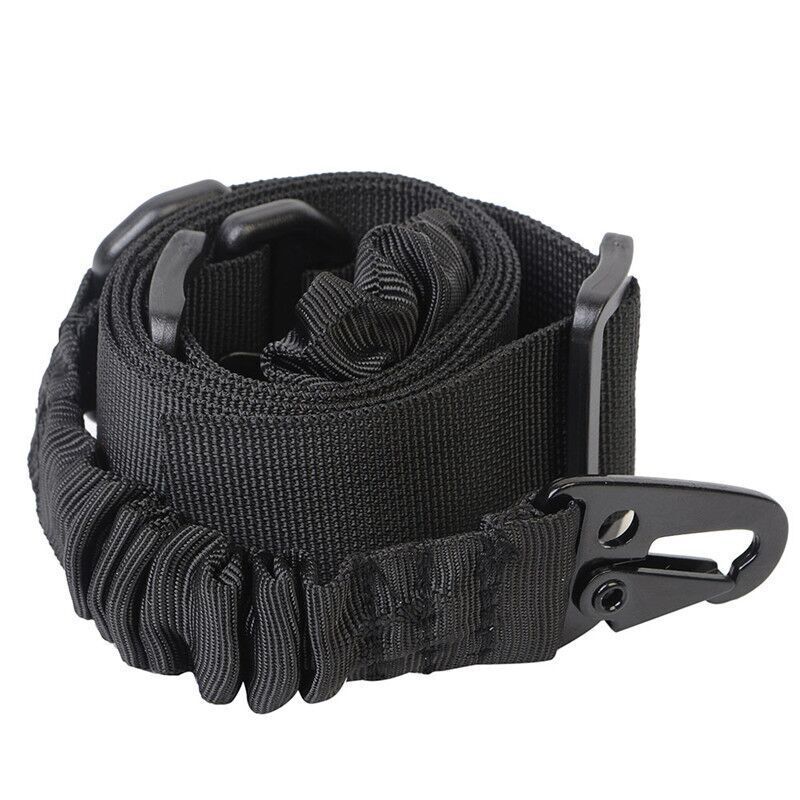 2 POINT TACTICAL RIFLE BUNGEE SLING IN BLACK & GREEN.