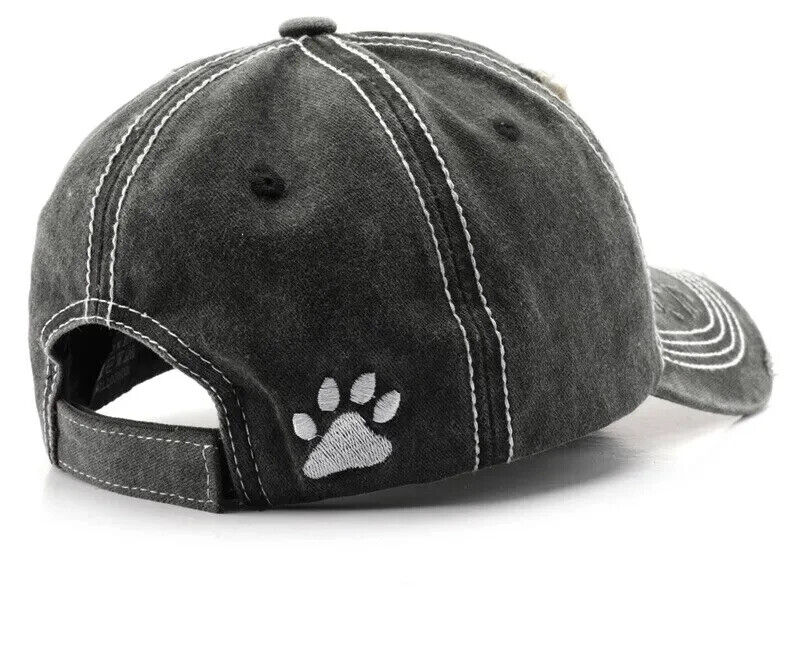 CHAPEAU DE STYLE VINTAGE « DOG VIBES SEULEMENT ».