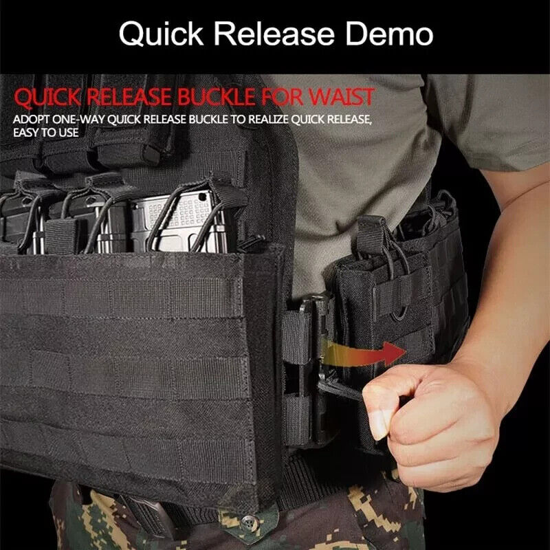 YAKEDA FAST Quick-release Plate Carrier. Battle Field, Military Tactical Vest.