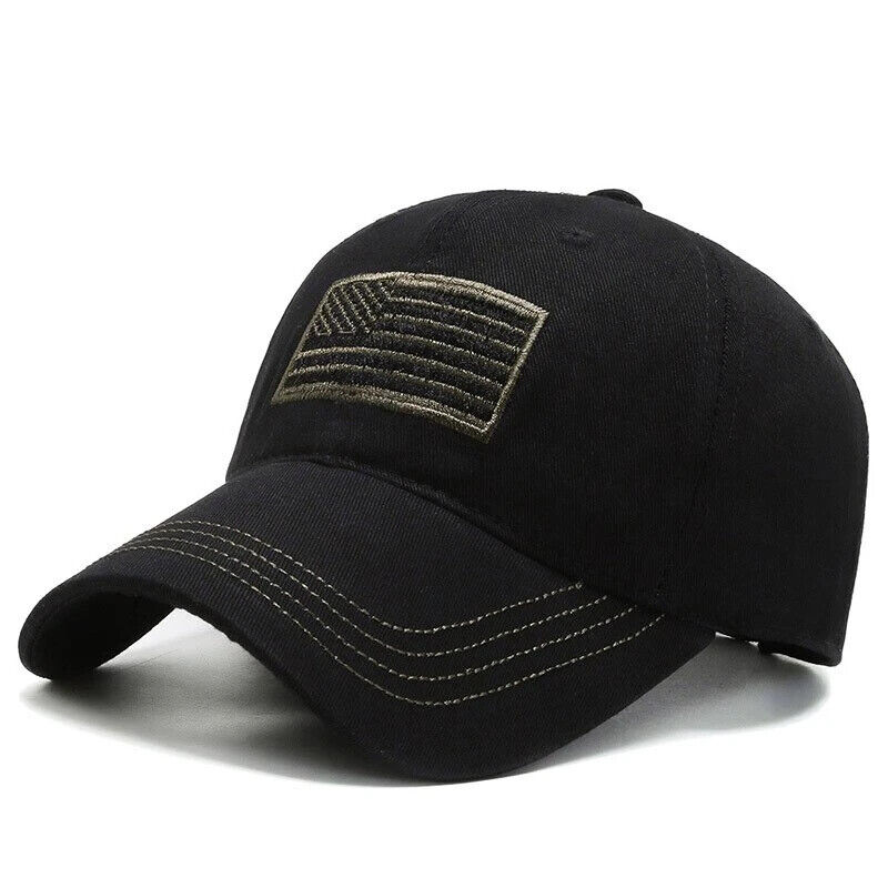 CASQUETTE DE BASEBALL DRAPEAU AMÉRICAIN PATRIOTIQUE. 3 COULEURS AU CHOIX.