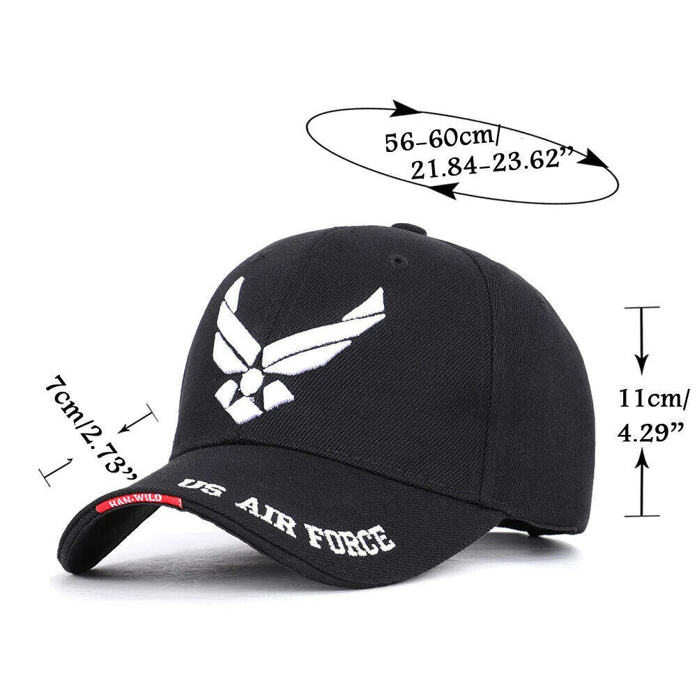 U.S. AIR FORCE LOGO BASEBALL CAP.