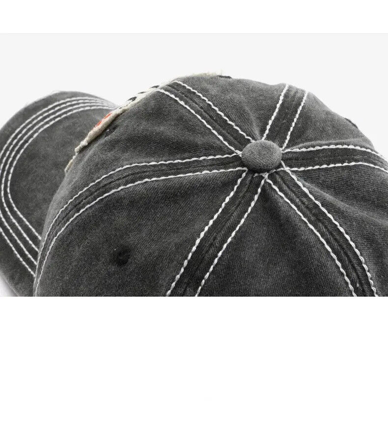 CHAPEAU DE STYLE VINTAGE « DOG VIBES SEULEMENT ».
