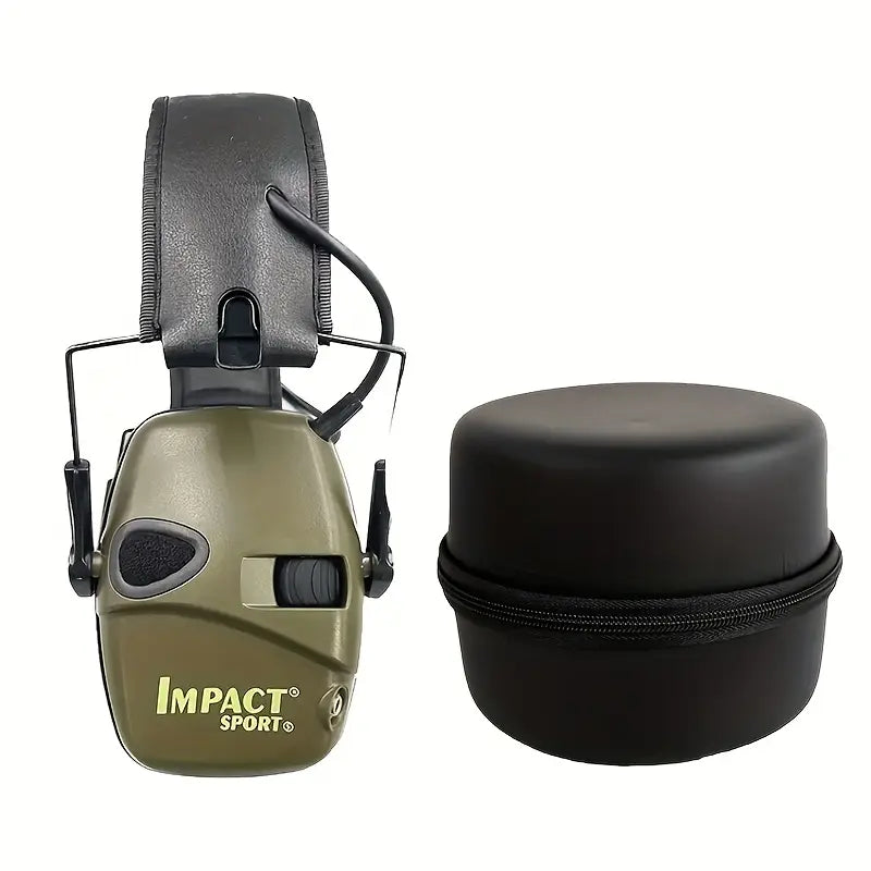 Shooting Earmuffs with Carrying Case & AUX Cable. 22db Electronic Volume control