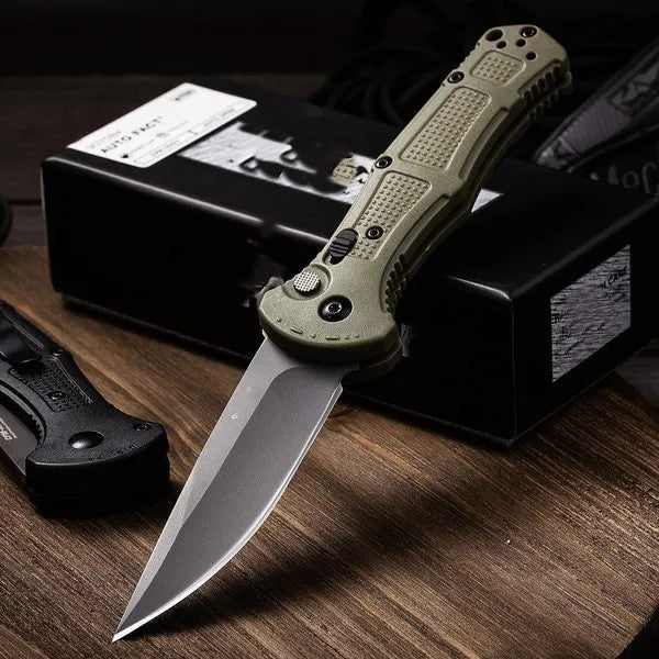 Spring Loaded Drop Point Pocket Knife
