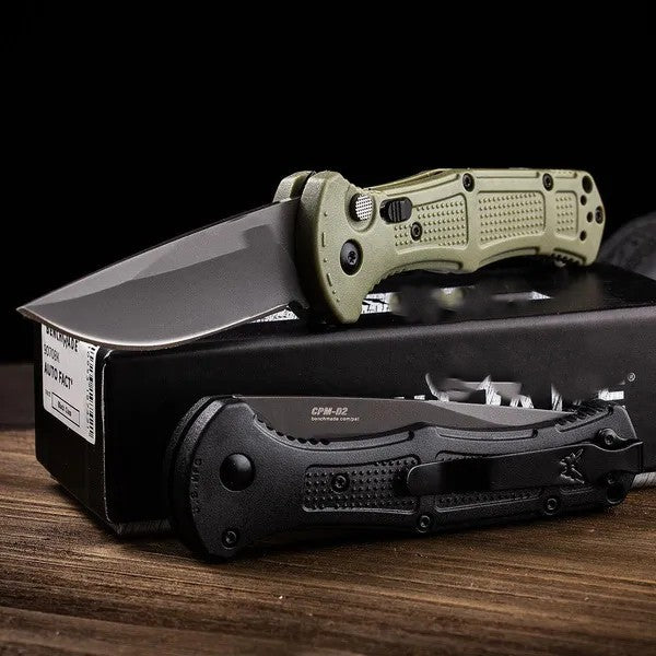 Spring Loaded Drop Point Pocket Knife