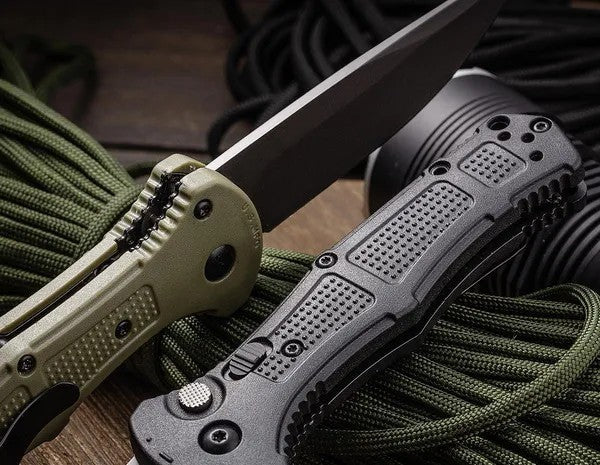 Spring Loaded Drop Point Pocket Knife