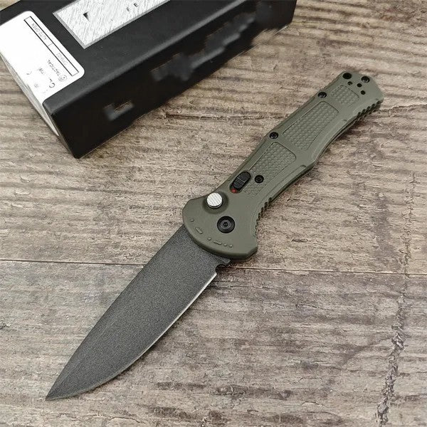 Spring Loaded Drop Point Pocket Knife