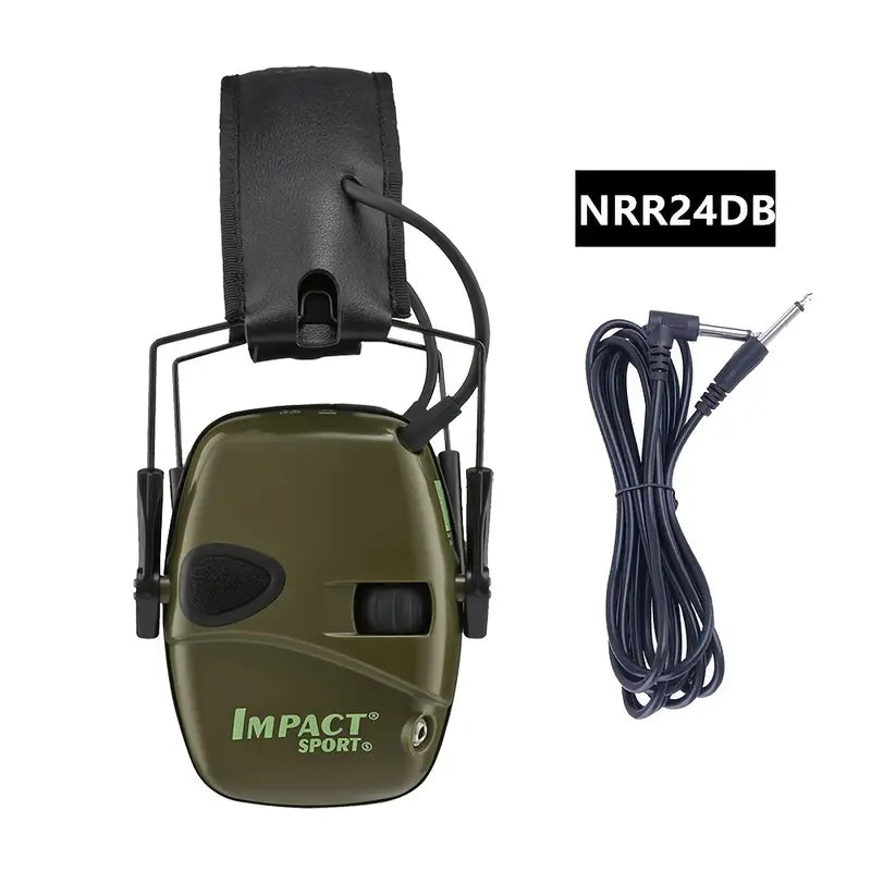 Shooting Earmuffs with Carrying Case & AUX Cable. 22db Electronic Volume control