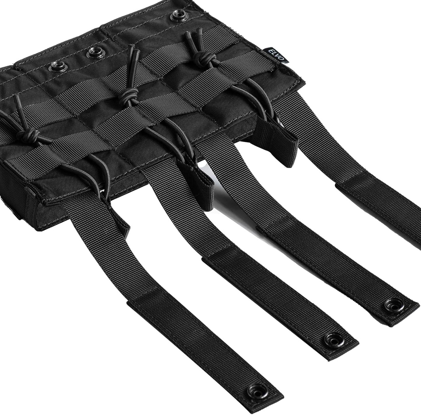 Loki-360 Tactical 3-Rifle Magazine MOLLE Black Pouch