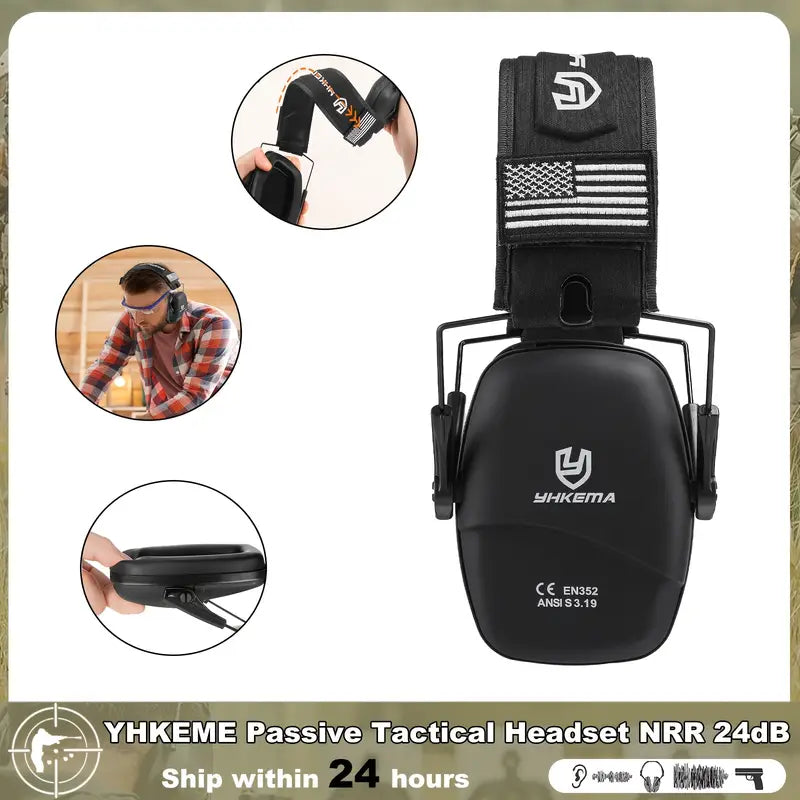 YHKEMA Shooters Tactical Ear Protection. 25 DB