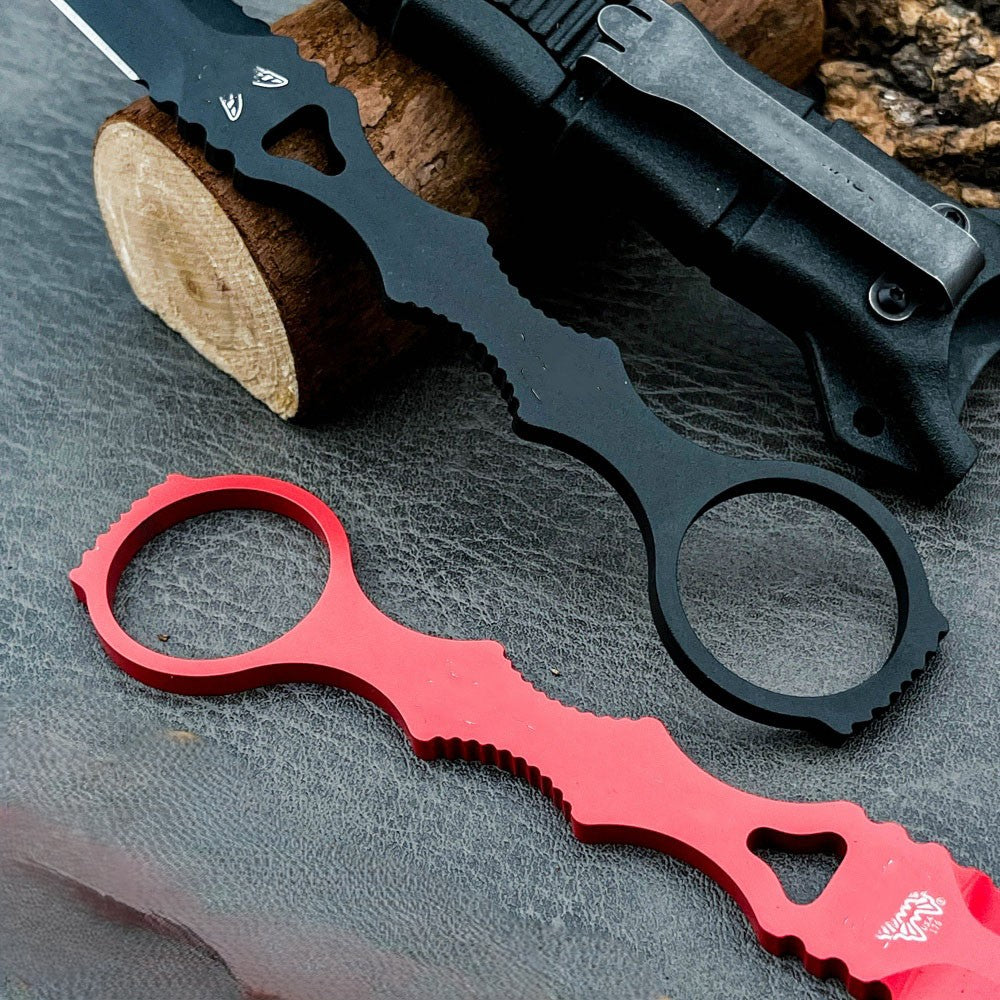 BM 176 SOCP Dagger with Logo D2 Fixed Blade w/ Sheath. Black or Red Choice.