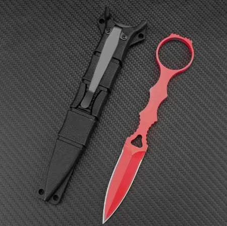 BM 176 SOCP Dagger with Logo D2 Fixed Blade w/ Sheath. Black or Red Choice.