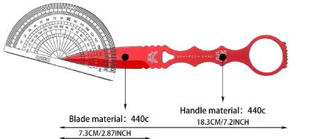 BM 176 SOCP Dagger with Logo D2 Fixed Blade w/ Sheath. Black or Red Choice.