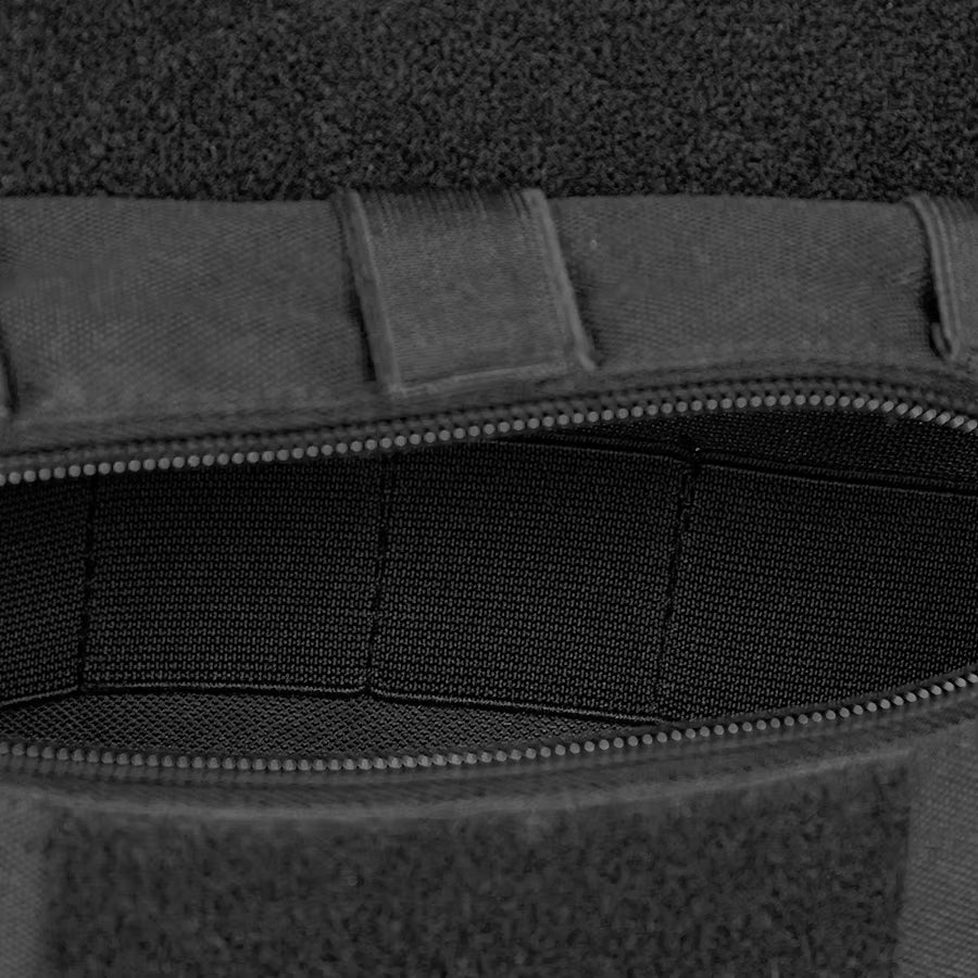 ARTEX Tactical Plate Carrier Drop Dump Pouch in Black.