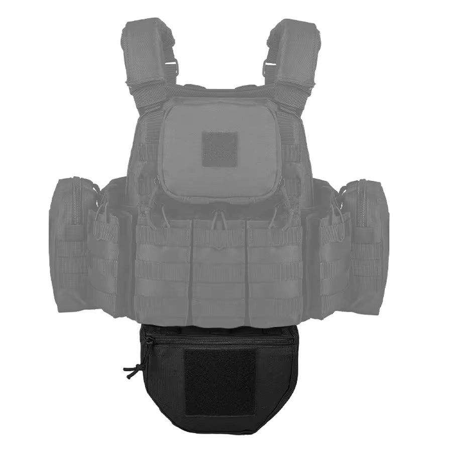 ARTEX Tactical Plate Carrier Drop Dump Pouch in Black.