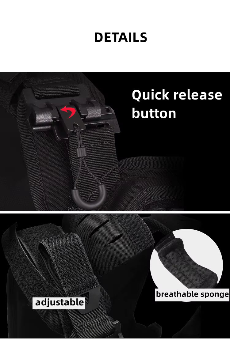 Tactical Plate Carrier 6094A. Quick Release, Lightweight, Heavy Duty, 1000D Nylon