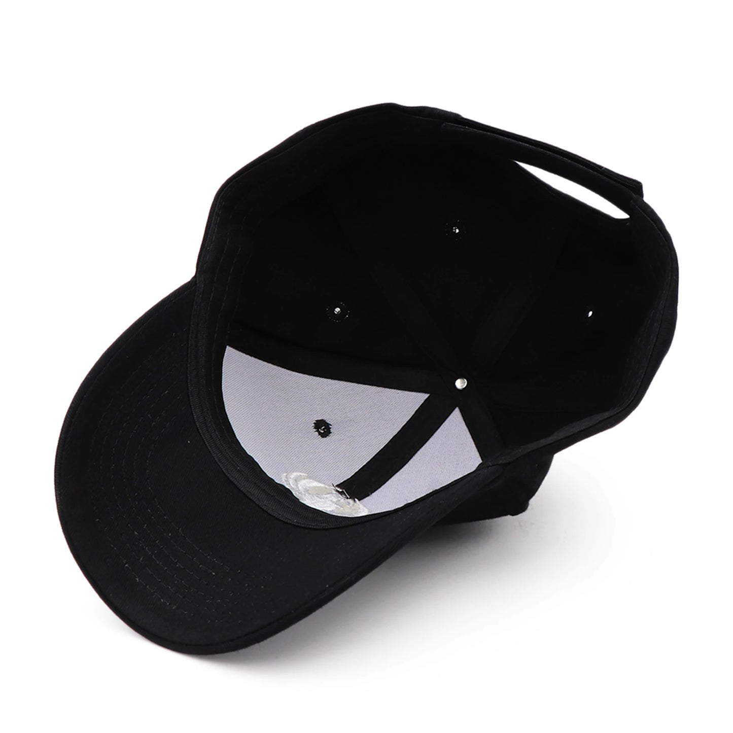 CHAPEAU NOIR BRODÉ STYLE RUGER
