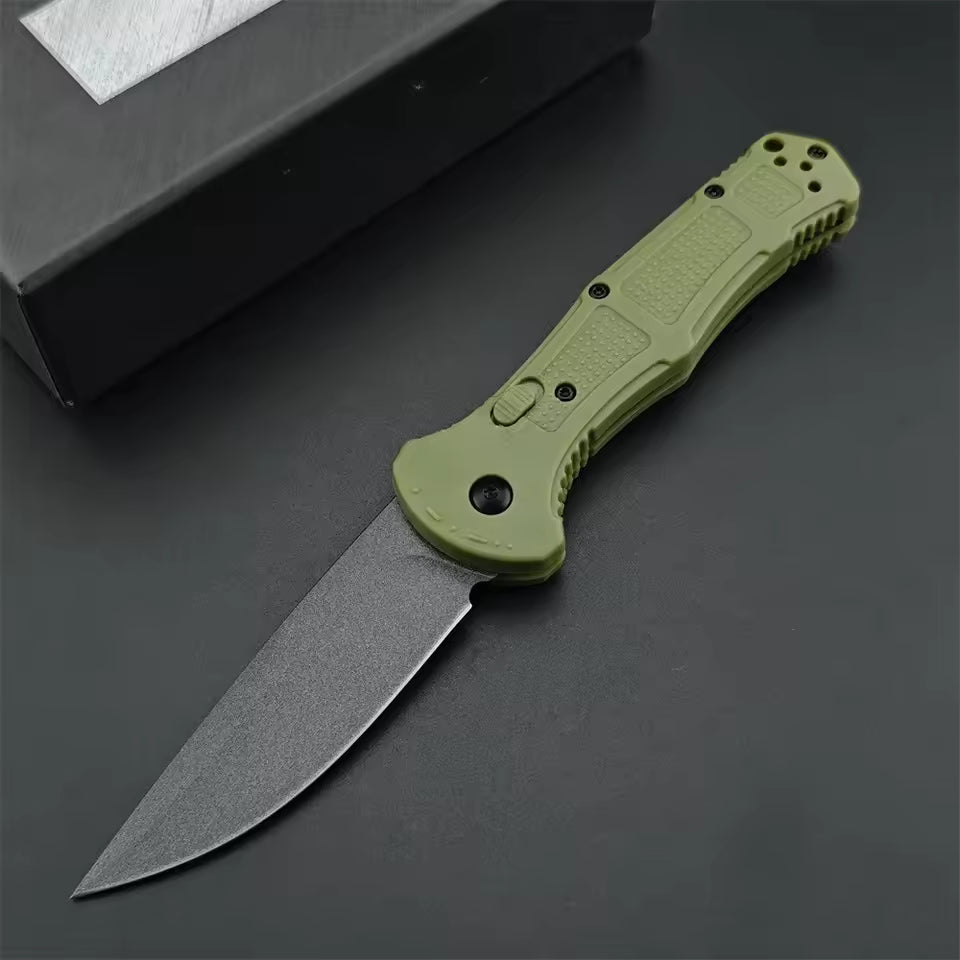 Spring Loaded Drop Point Pocket Knife