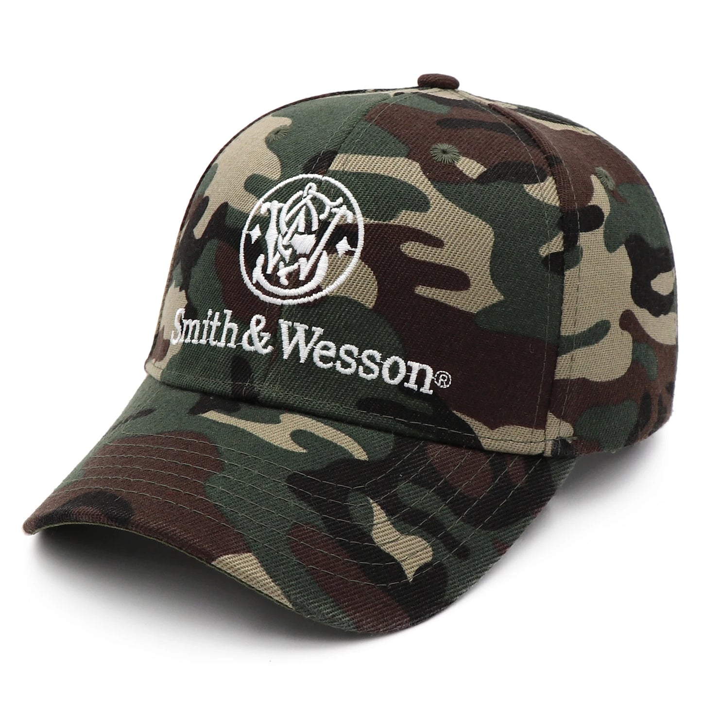 CHAPEAU CAMOUFLAGE DE STYLE SMITH &amp; WESSON.