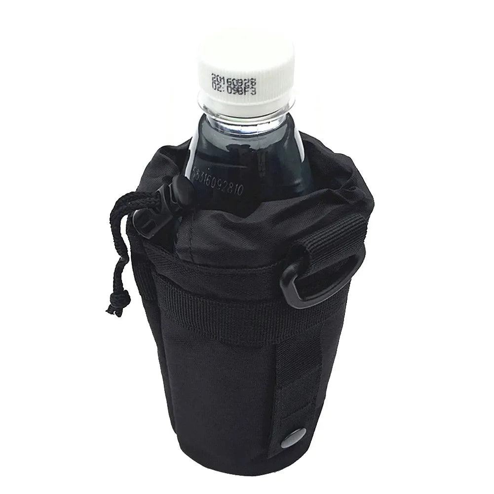 BLACK MOLLE WATER BOTTLE POUCH