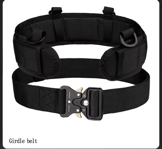Battle Belt Combo. Nylon Belt w/Metal Buckle and Nylon Padded Outer Battle Belt.