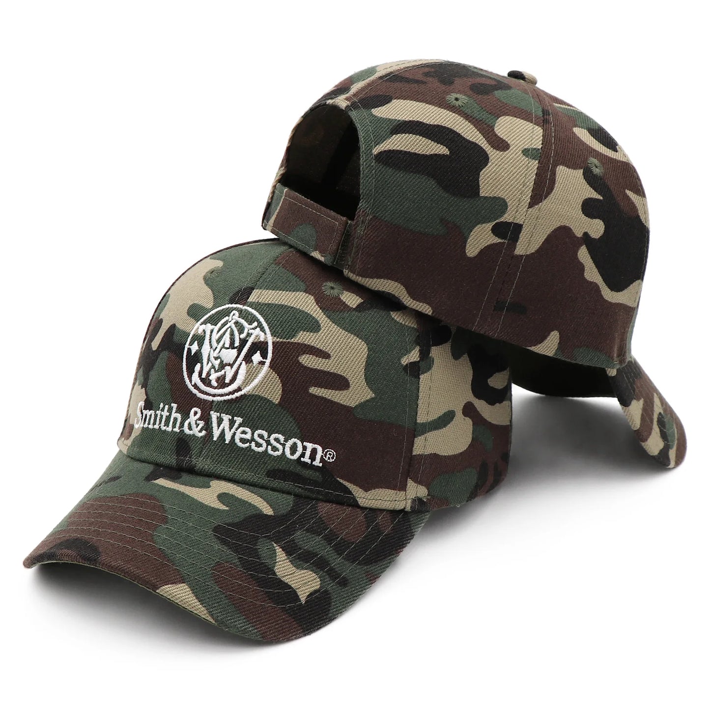 CHAPEAU CAMOUFLAGE DE STYLE SMITH &amp; WESSON.