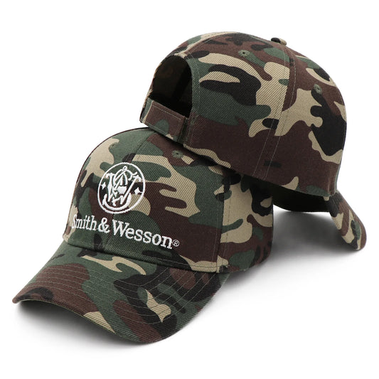 CHAPEAU CAMOUFLAGE DE STYLE SMITH &amp; WESSON.