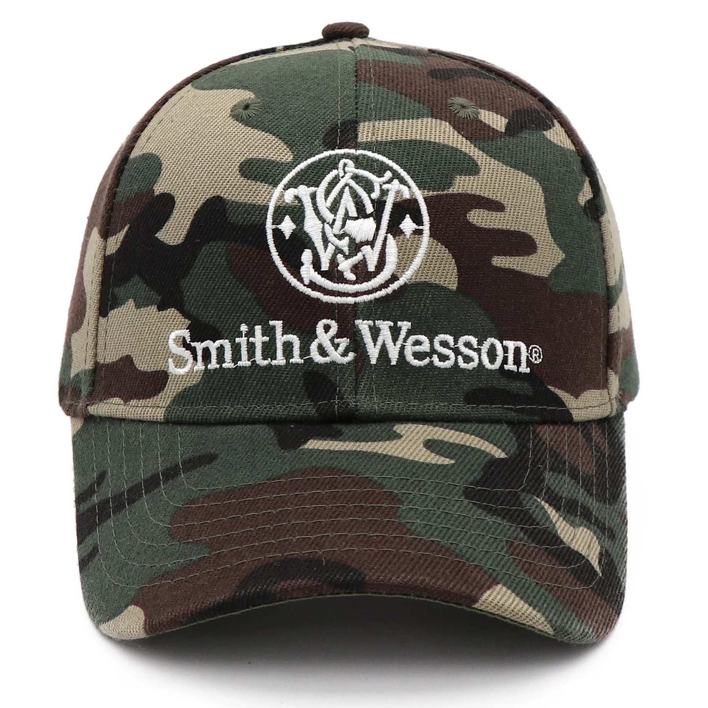 CHAPEAU CAMOUFLAGE DE STYLE SMITH &amp; WESSON.