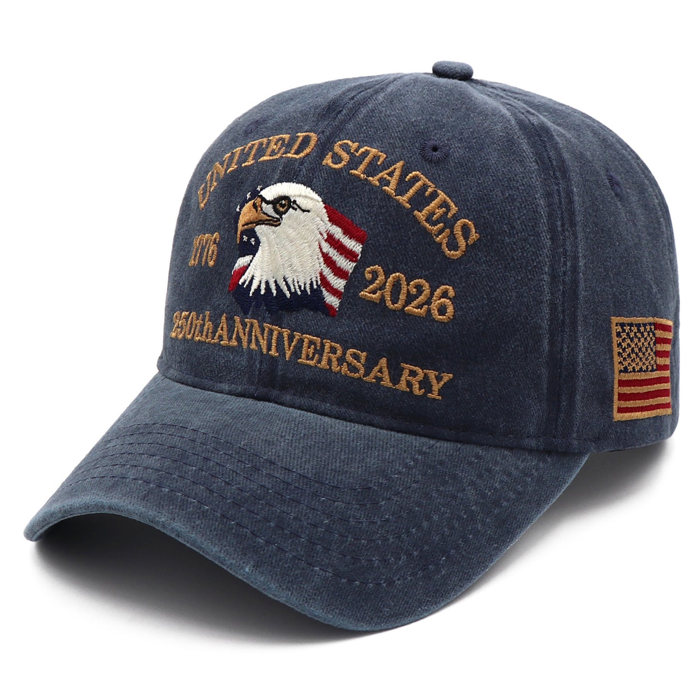 United States of America 250th Anniversary Embroidered Hat 1776-2026