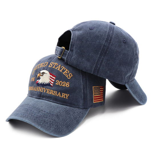 United States of America 250th Anniversary Embroidered Hat 1776-2026