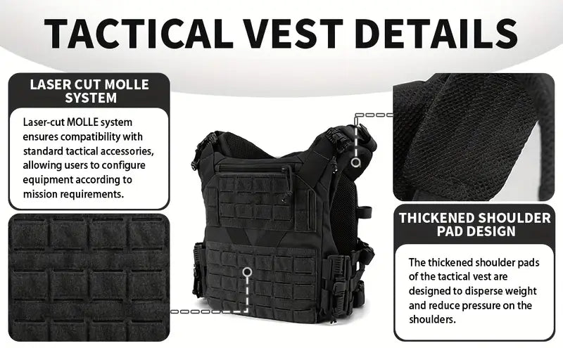 Kesons Green Quick release Heavy Duty Tactical Plate Carrier
