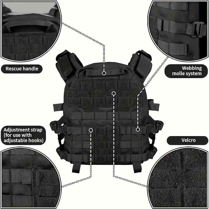 Kesons Green Quick release Heavy Duty Tactical Plate Carrier