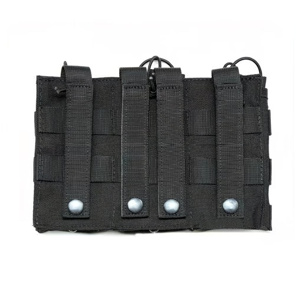 Loki-360 Tactical 3-Rifle Magazine MOLLE Black Pouch