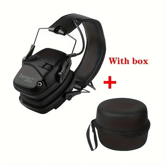 Shooting Earmuffs with Carrying Case & AUX Cable. 22db Electronic Volume control