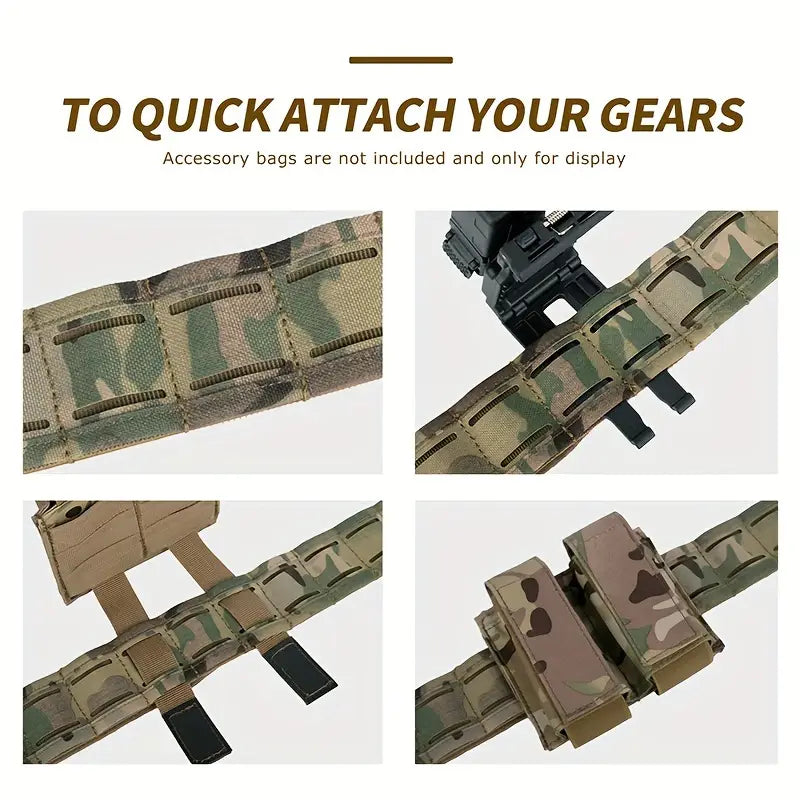 Molle Tactical Battle Belt. 2 Colors to choose from.