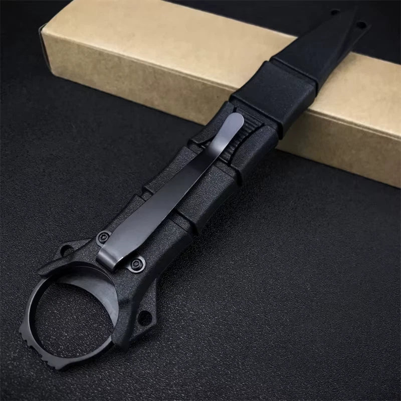 SOCP Double Blade Dagger with Sheath, No Logo.